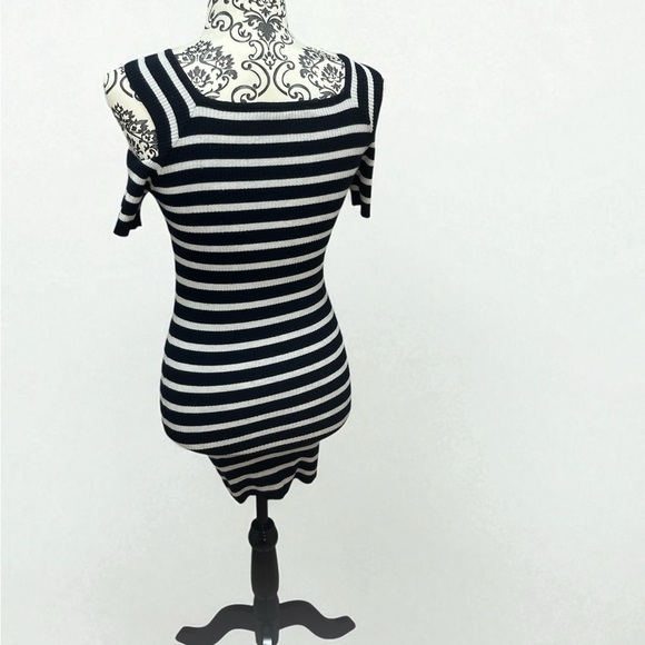 Bluenotes Navy and White Striped Top - Picture 4 of 5